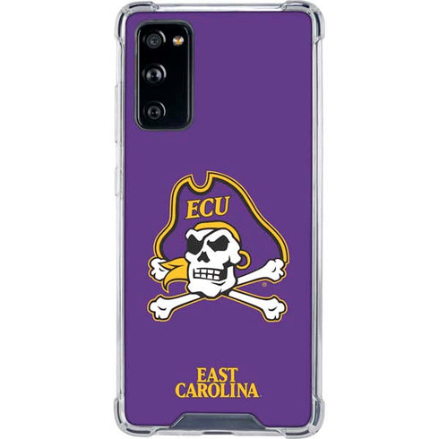 East Carolina University ECU Pirates Galaxy S20 FE Clear Case